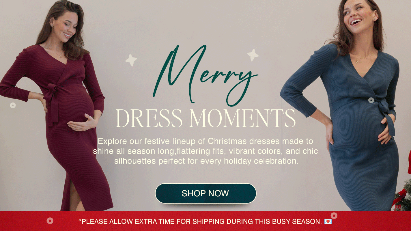 What to Wear for Christmas Photos When You're Pregnant
