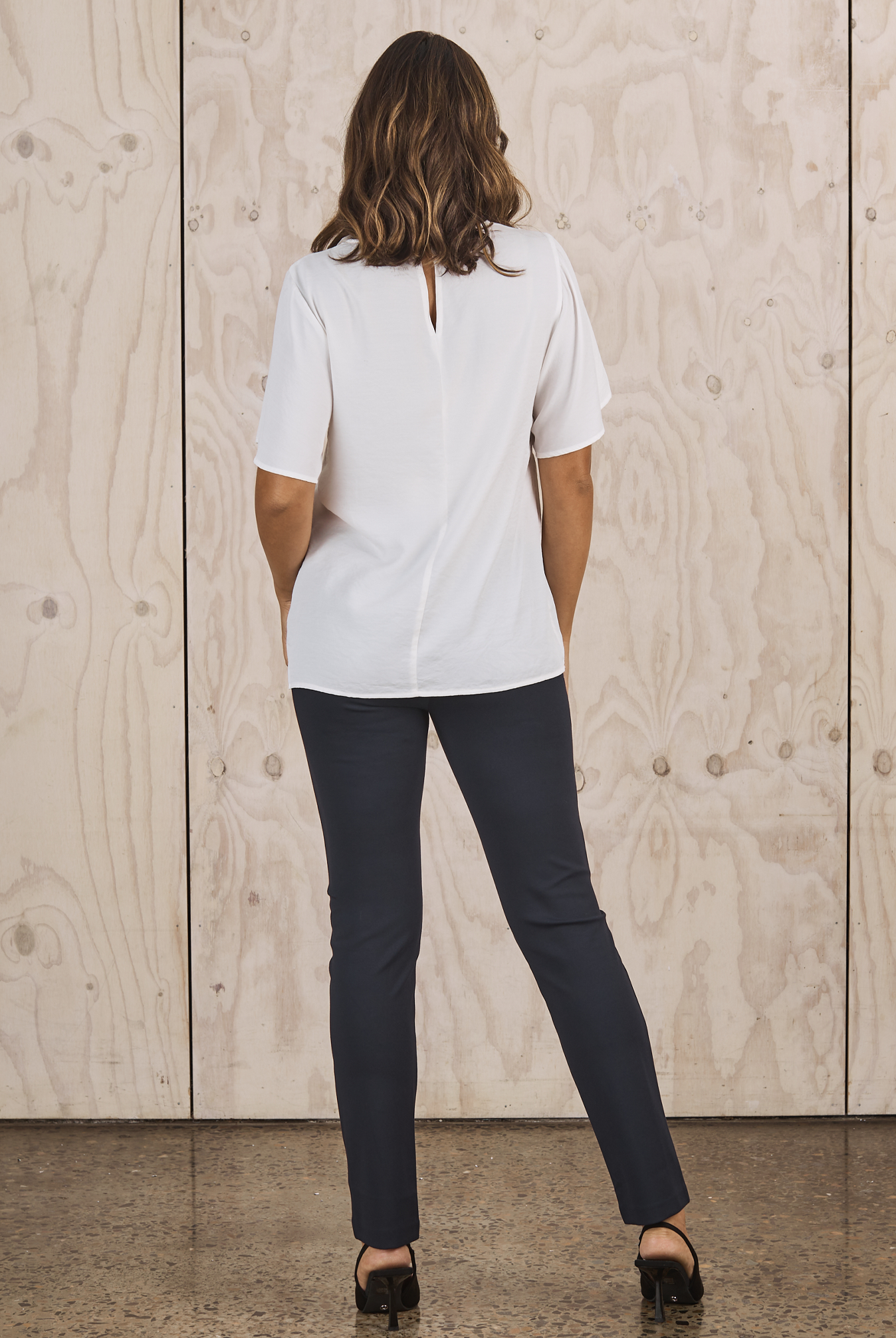Maternity White Working Top