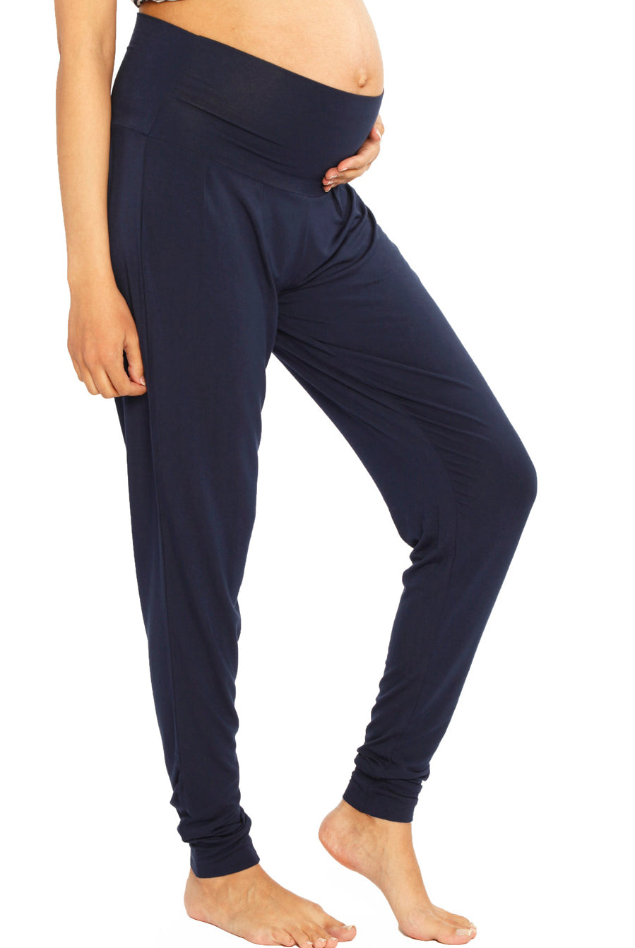 "The Best Seller" Maternity Lounge Pants - color Navy - Angel Maternity USA (1420489031774)