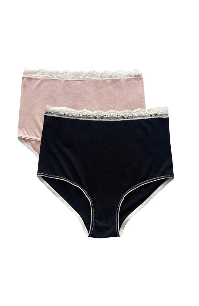 2-Pack maternity underwear hight waste bamboo