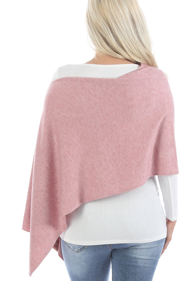 Moozie Mama Luxury Poncho/Scarf Maternity & Nursing Cover in Roseberry (6656645922910)