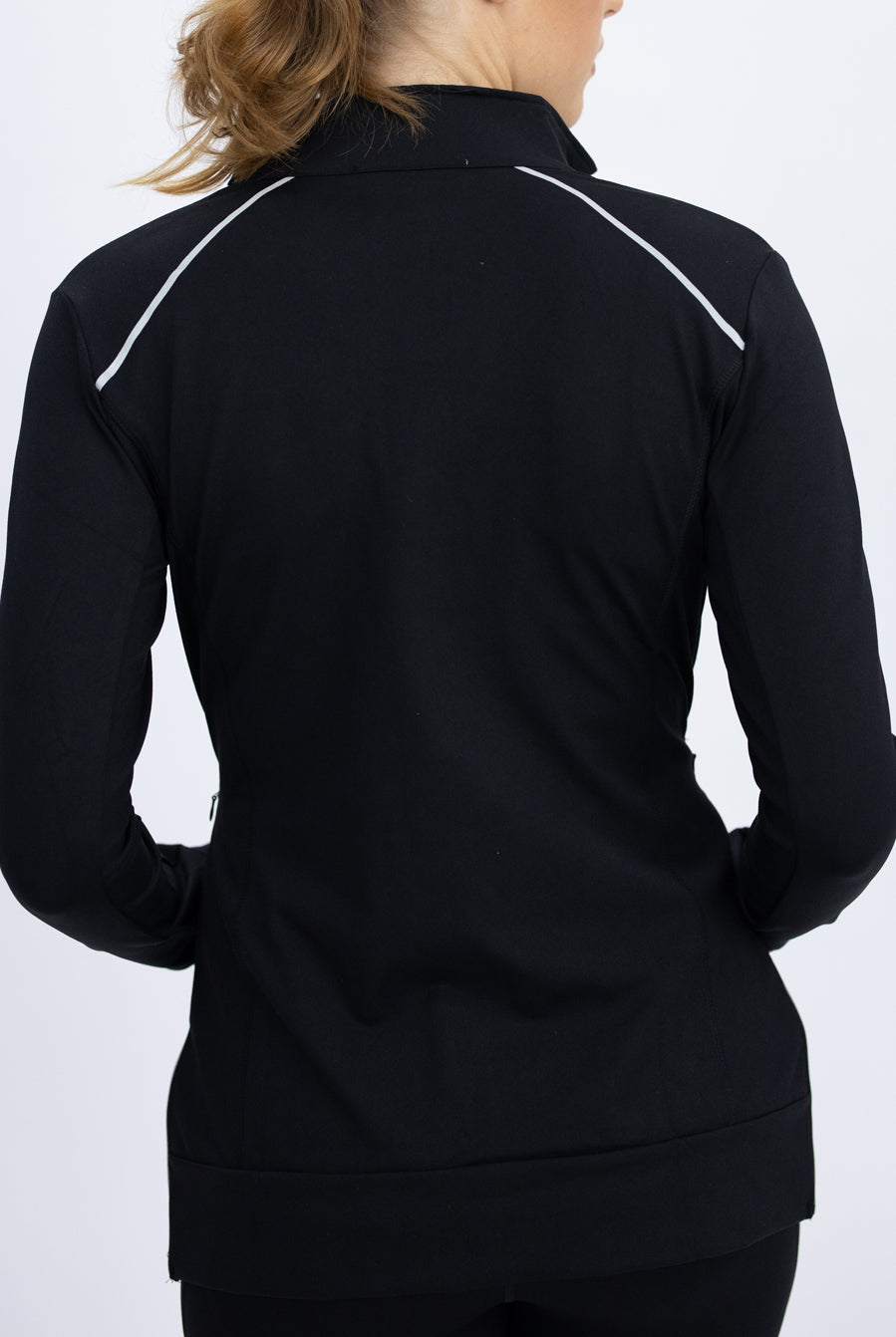 Back view - Maternity & Nursing Active Workout Jacket - Angel Maternity USA (4754124701790)