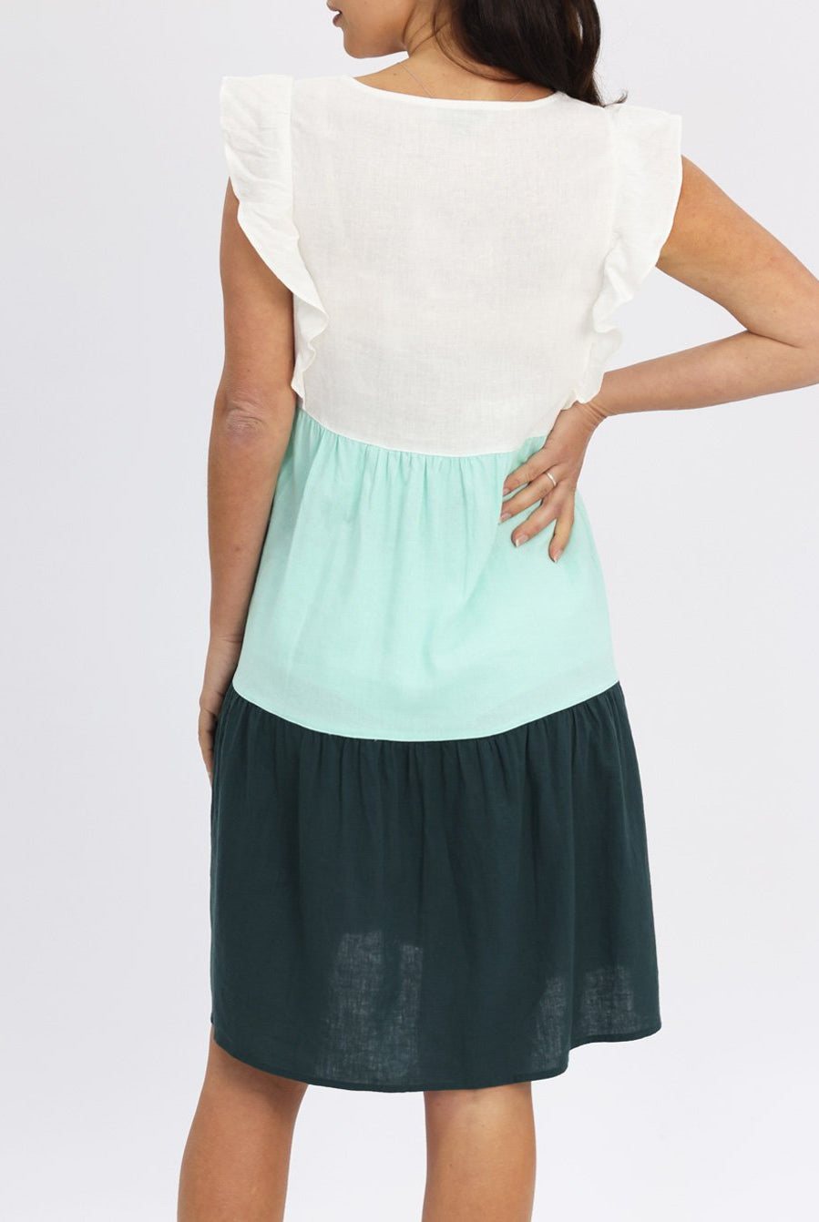 Maternity/Nursing Linen Dress - Angel Maternity - Maternity clothes - shop online (6639691858014)