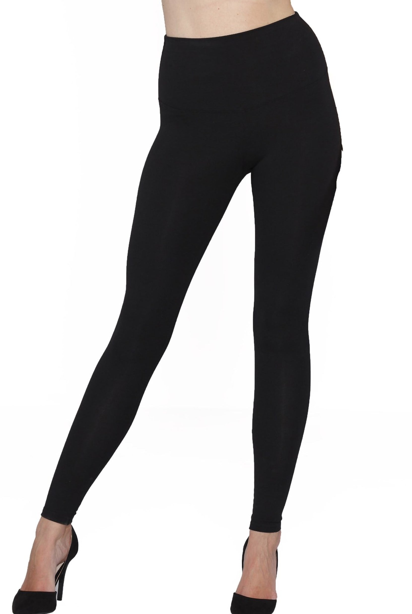 Front view - Postpartum Tummy Tight Control Capri Built-In Shaping Full Legging - Angel Maternity USA (1410911699038)