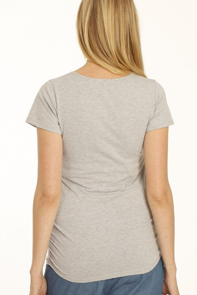 Back view - "Me & Mini Me" Maternity Tee (1643667456094)