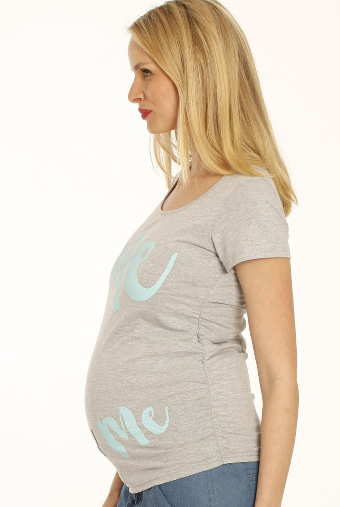 Side view - "Me & Mini Me" Maternity Tee (1643667456094)