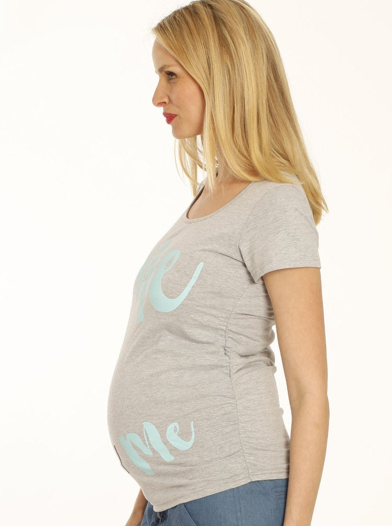 Side view - "Me & Mini Me" Maternity Tee (1643667456094)