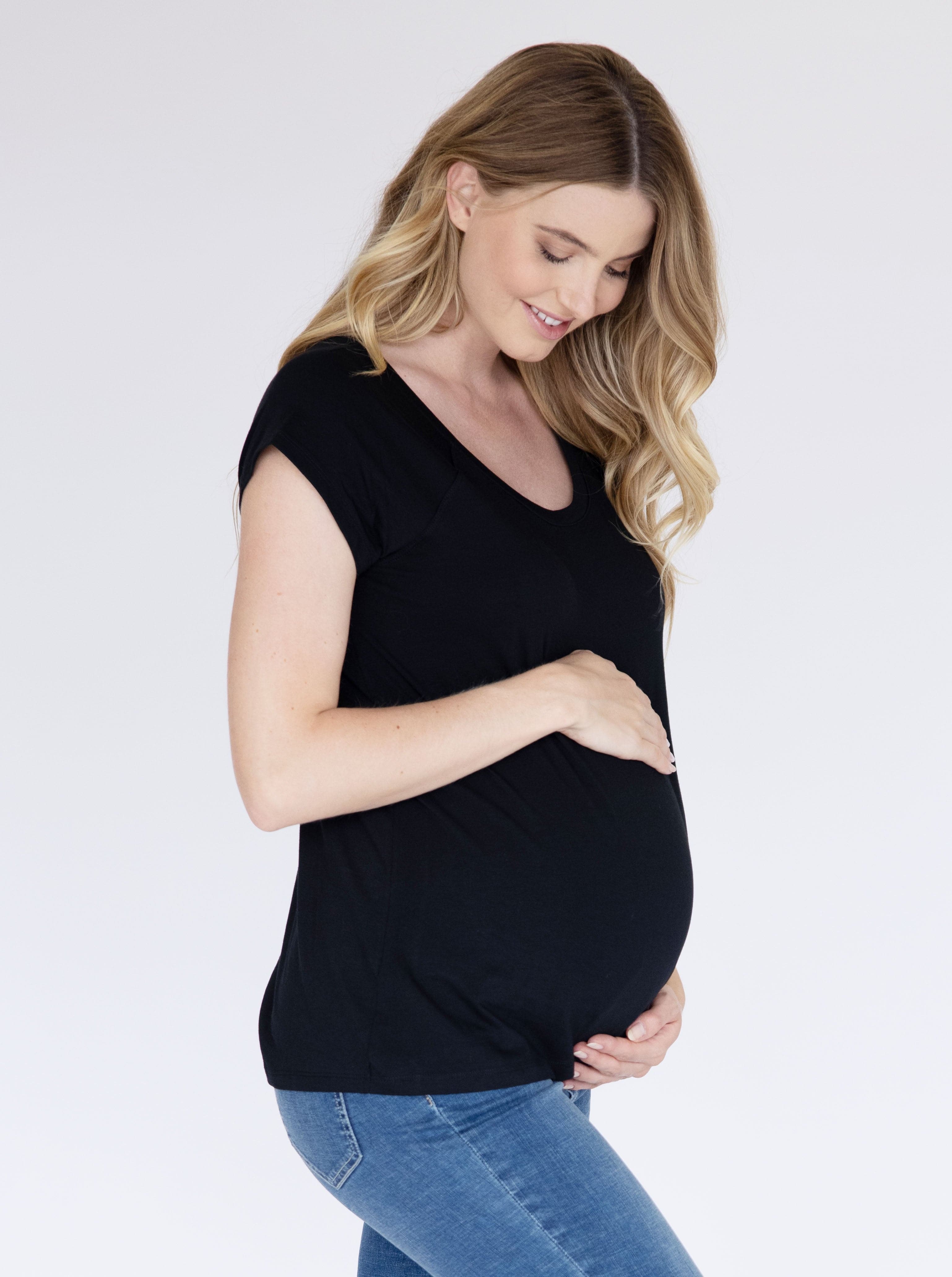 Maternity/Nursing Bamboo Top (4687104770151)