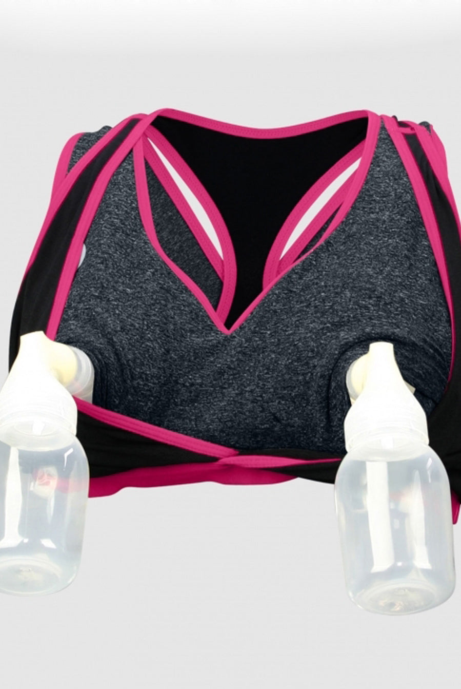 Item - Cake Maternity Lotus Yoga Hands Free Pumping Bra (Fuchsia) (4568083398750)