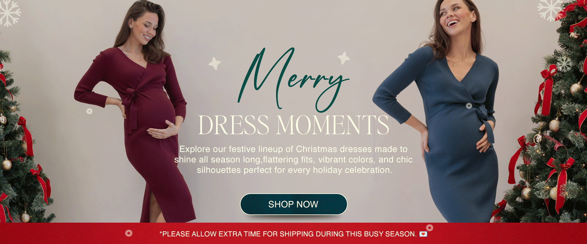 What to Wear for Christmas Photos When You're Pregnant