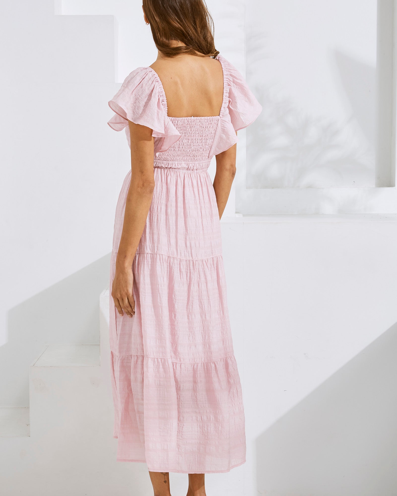 pink baby shower dresses for mom Momyknows Off Shoulder Bowknot V-Neck Long Sleeve Bodycon Party Plus Maternity Maxi Dress, Rose Carmine / L Long sleeve Bust(cm) Baby Shower Dresses - Shop