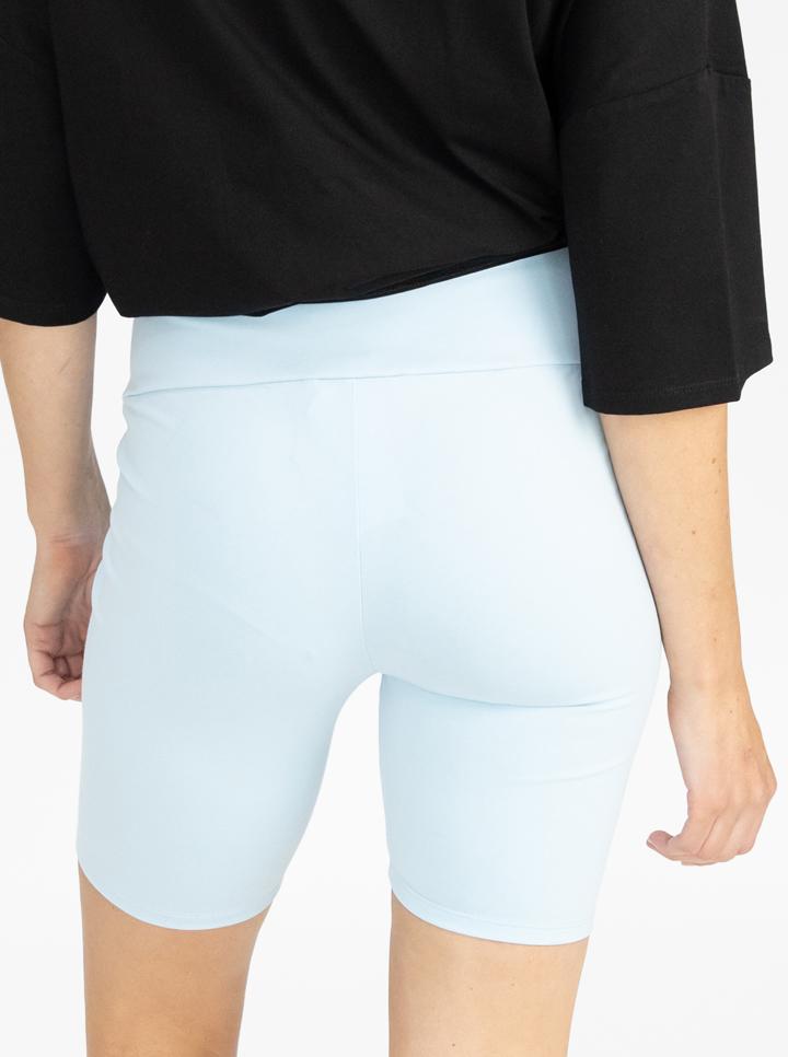 Maternity Bike Shorts - Blue back (4802020671582)
