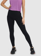 main view - Full length Sports Legging - Black (6621384343646)