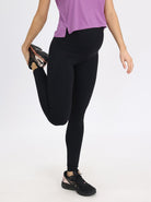 Full length Sports Legging - Black (6621384343646)