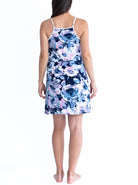 Hospital Pack: Nursing Dress + Robe + Free Baby Pouch - Navy Pink - Angel Maternity USA (4634998308958)