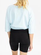 Maternity Loose Fit Oversize Tee  In Light Blue back (4801472102494)