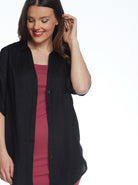 Maternity Linen Blend Button Nursing Shirt - Angel Maternity USA (4373463728222)