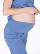 Maternity and Nursing Pyjama Long Pant Set in Blue - Angel Maternity - Maternity clothes - shop online (6546201575527)