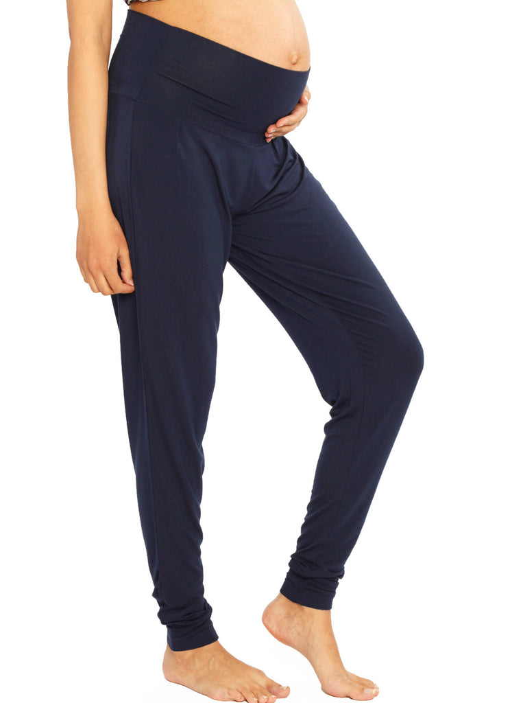 "The Best Seller" Maternity Lounge Pants - color Navy - Angel Maternity USA (1420489031774)