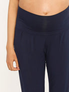 "The Best Seller" Maternity Lounge Pants in Navy color - Angel Maternity USA (1420489031774)