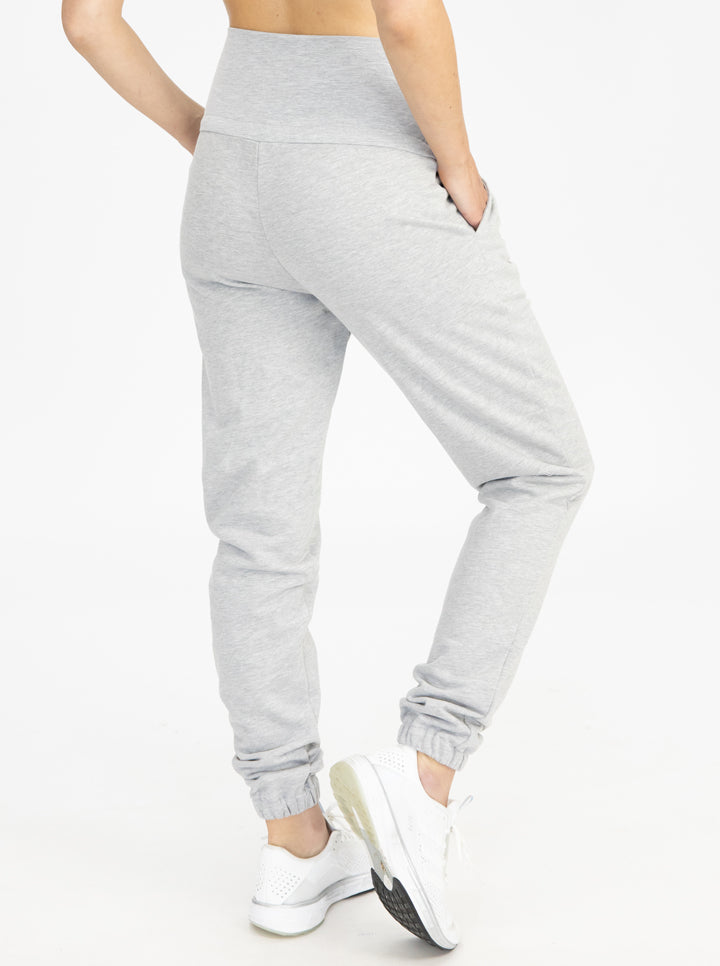 Tracksuit Set in Marl Gray pants back (4788128612446) (6729381085278)