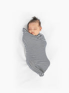Nursing Dress + Robe + Free Baby Blanket Wrap - Hospital Pack Navy (1301887483998)
