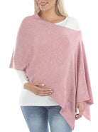 Moozie Mama Luxury Poncho/Scarf Maternity & Nursing Cover in Roseberry (6656645922910)
