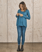 breastfeeding- maternity nursing top with long sleeve from Angel Maternity