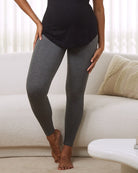 Main view - maternity hight wait leggings grey