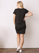 Ange Maternity & Nursing Dress in Black - Angel Maternity USA