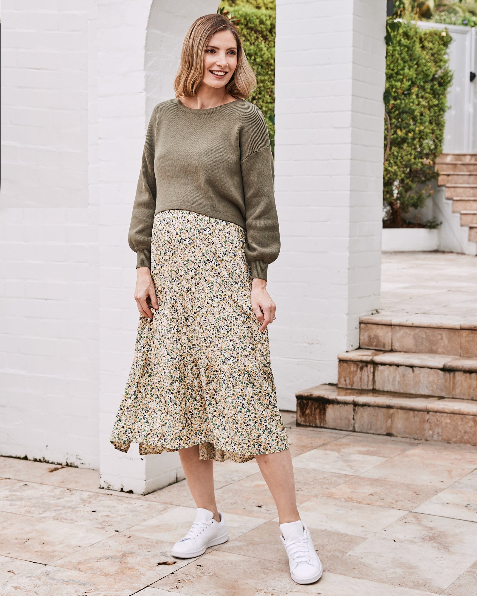  Maternity knit jumper khaki