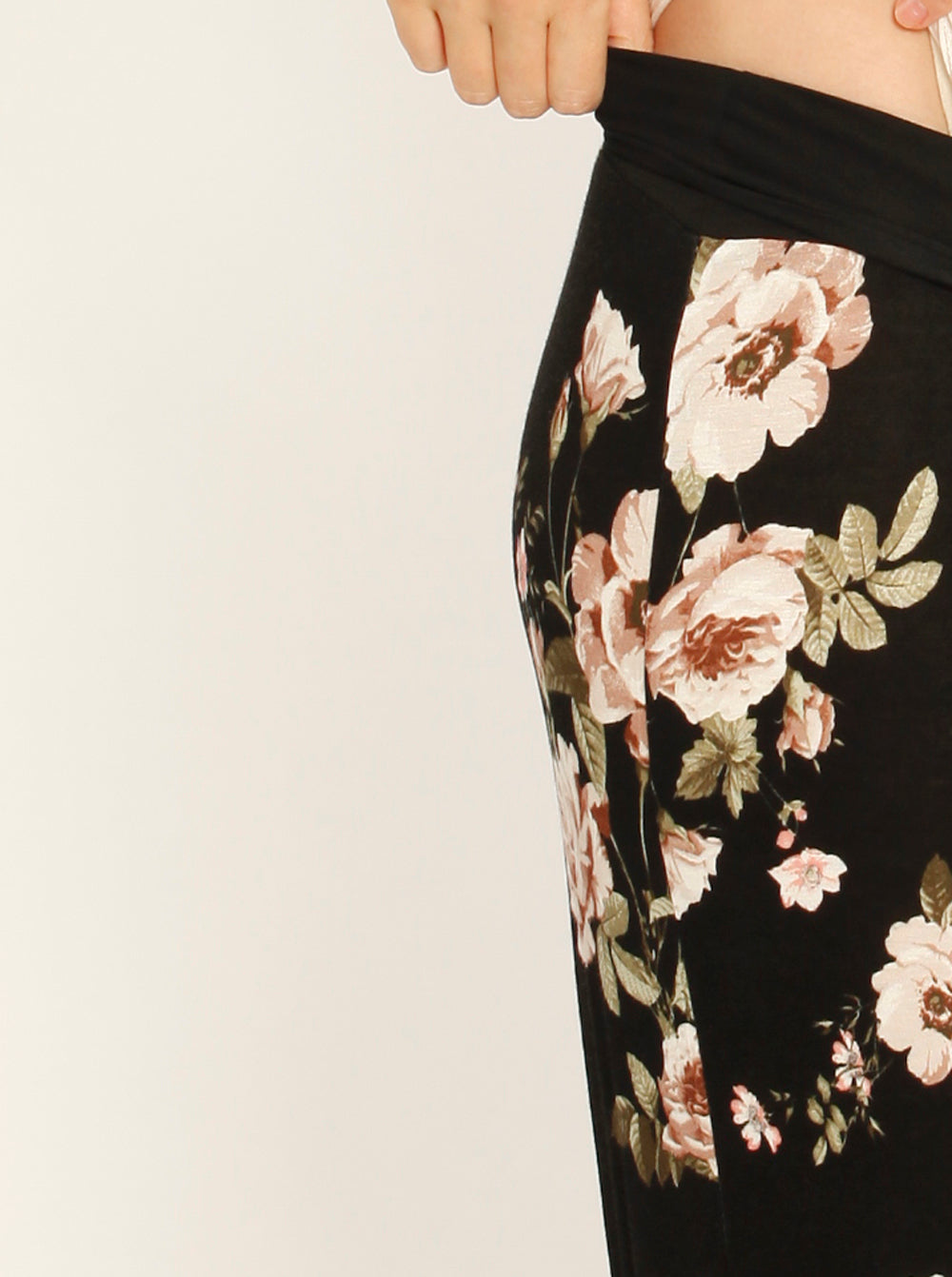 Maternity Kimono Top & Pants Set + Baby Wrap - Floral - Angel Maternity USA (1636009214046)