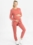 Tracksuit Set in Coral main (4788131070046) (6729378791518)