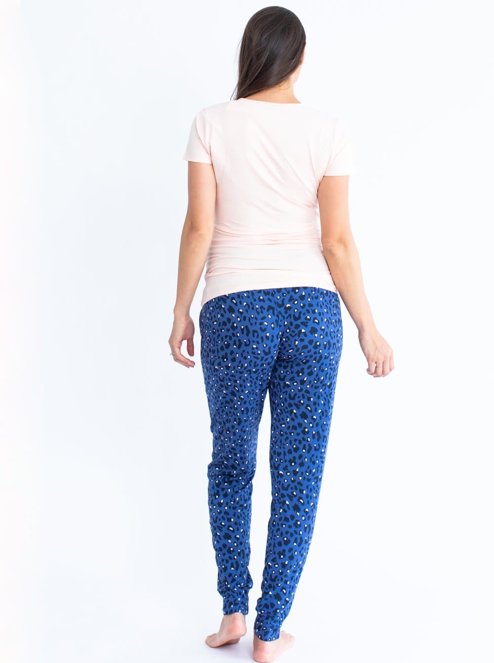 Maternity & Nursing Relax Loungewear Outfit - Blue - Angel Maternity - Maternity clothes - shop online (4525351469159)