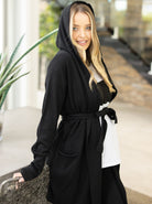 Maternity Cardigan in Black - Angel Maternity USA (4791709401182)