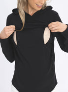 Nursing friendly maternity Hoodie (6636237291614)