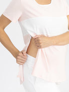 Copy of Maternity and Nursing T-Shirt in Pink and White nursing (4802020573278)