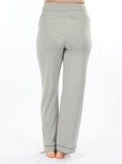 Maternity and Nursing short Sleeve Pyjama Set in Marl Grey Bamboo (6664047493214)