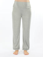 Maternity and Nursing short Sleeve Pyjama Set in Marl Grey Bamboo (6664047493214)