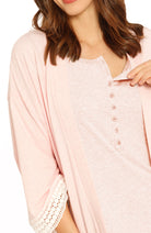 Mommy Sleep Robe + Dress + Baby Wrap Set  - Pink - Angel Maternity USA (1637790810206)