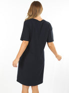 Mama Hospital Nightie, Long Length with Baby Pouch - Angel Maternity - Maternity clothes - shop online (6621381820510)