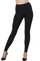 Front view - Postpartum Tummy Tight Control Capri Built-In Shaping Full Legging - Angel Maternity USA (1410911699038)