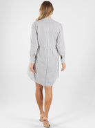 Maternity & Nursing Cotton Navy Stripes Dress - Angel Maternity - Maternity clothes - shop online (6659259596894)