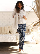 Main view - A pregnant woman in 4-Piece Maternity Loungewear Set (6724294869086)
