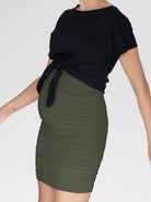 Main view - Maternity Fitted Skirt in Khaki (4802020704350)