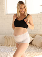 2-pack maternity underwear bamboo grey