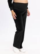 Maternity Velour Set - Black (6621384048734)